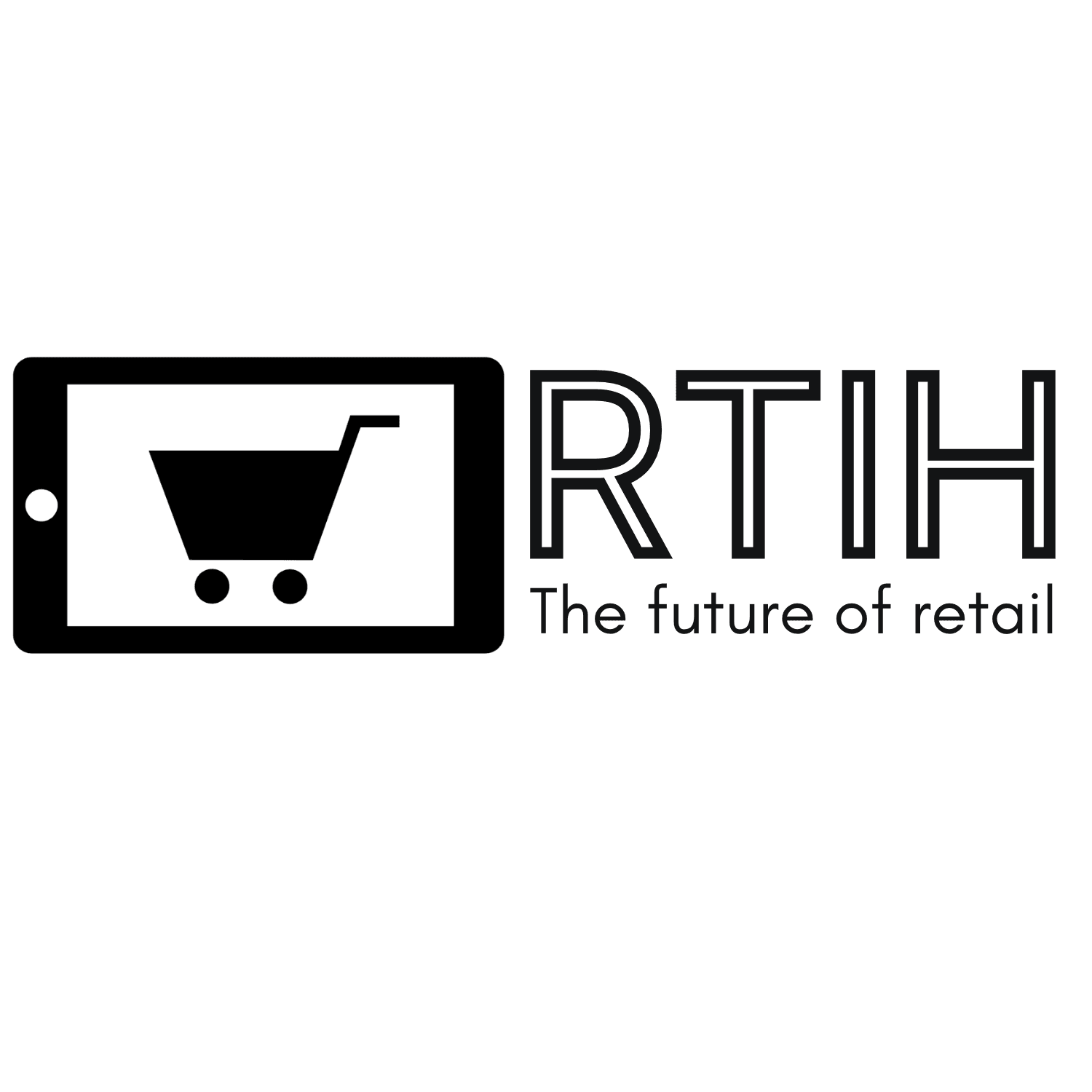 Retail Tech Innovation Hub Logo in black and white